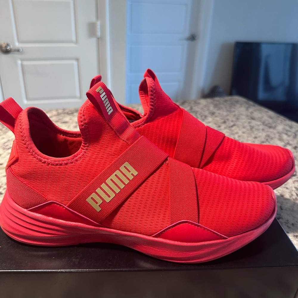 Red Puma Sneakers